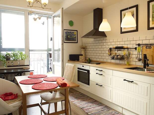 Классический Кухня White kitchen