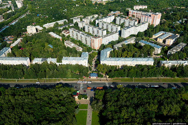 Нижний Новгород с вертолета