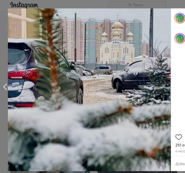 Фото дня: храм в Некрасовке в необычном ракурсе