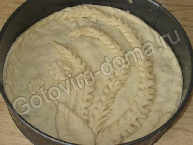 рецепт Пирог с капустой // рецепты с фотографиями