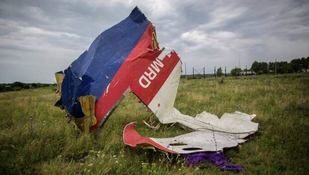 Обломки лайнера Boeing 777 Малайзийских авиалиний, потерпевшего крушение в районе города Шахтерск Донецкой области. Архивное фото