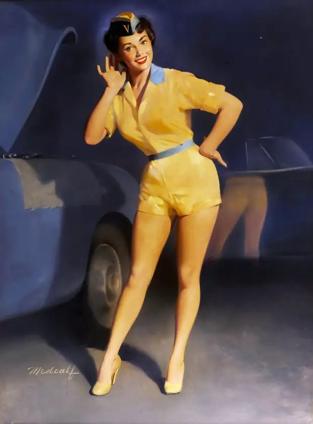 Pin Up художника иллюстратора Bill Medcalf Современное искусство 1 сентября 43169453872