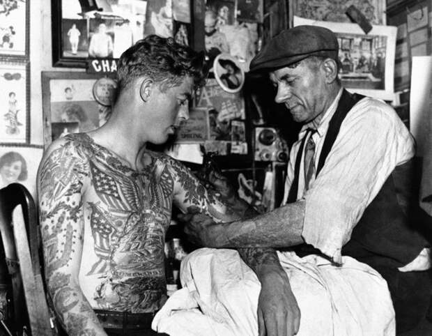Pounded first time tattoo retro