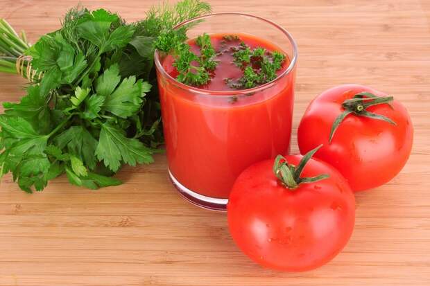 Быстрый томатный сок: без мясорубки и соковыжималки