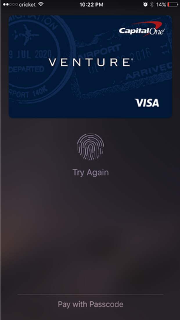 Быстрый доступ к Apple Pay