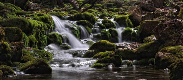 Waterfall at Grand Canyon of Krym