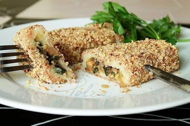 Овощные котлетки со шпинатом и грибами - это очень вкусно!