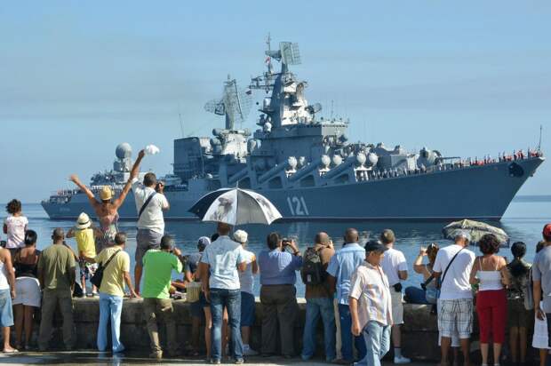Корабль российских ВМС на Кубе. Фото из открытых источников.