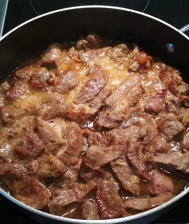 Азу Рецепт, Длиннопост, Кулинария, Еда, Мясо, Говядина, Картофель, Соленые огурцы