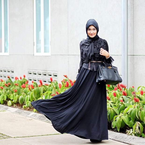 Стрит-стайл мусульманских женщин от Dian Pelangi