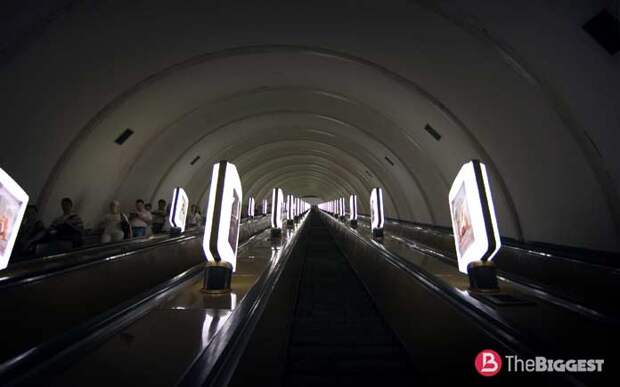 Самое глубокое метро: Печерская станция метро