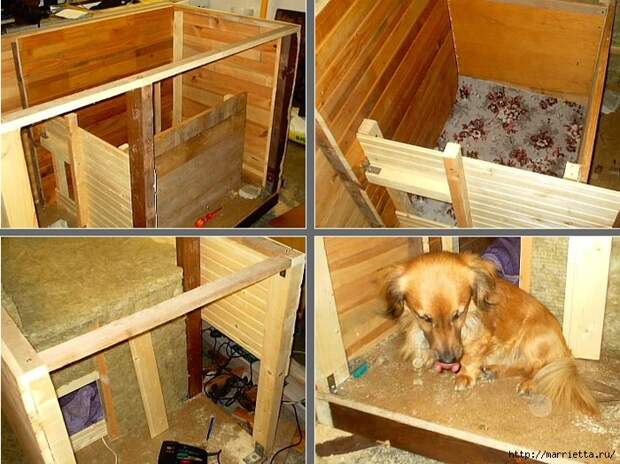 как построить будку для собаки (2) (700x524, 319Kb)