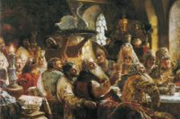 К. Е. Маковский «Боярский пир». 1883 г.