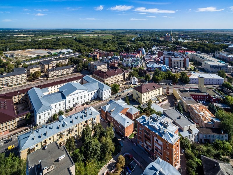 Рязань с высоты. Лето 2018. Часть 1 путешествия, факты, фото