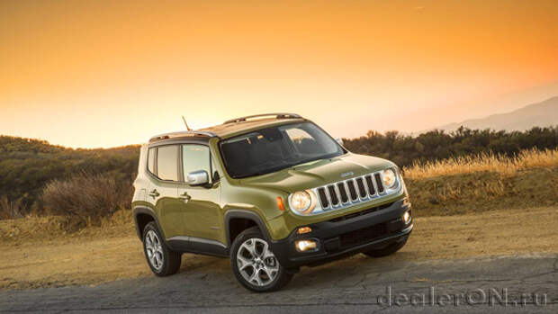 Внедорожник Jeep Renegade Limited 2015 / Джип Ренегат Лимитед 2015 – вид спереди