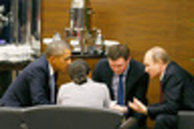 Барак Обама и Владимир Путин