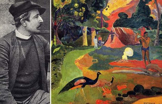 Поль Гоген: фото и «Пейзаж с павлинами» (1892)
