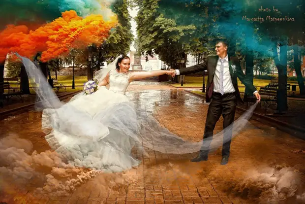 И дым и слезы и любовь... свадьба, фото, юмор