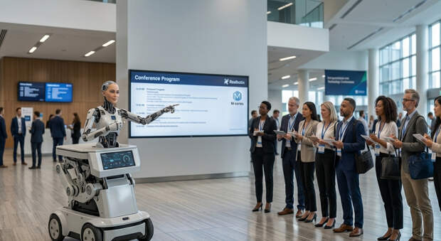 Человекоподобный бот Melody станет гидом для участников конференции