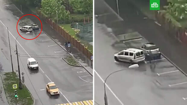 Конфликт со стрельбой в Солнцево попал на видео