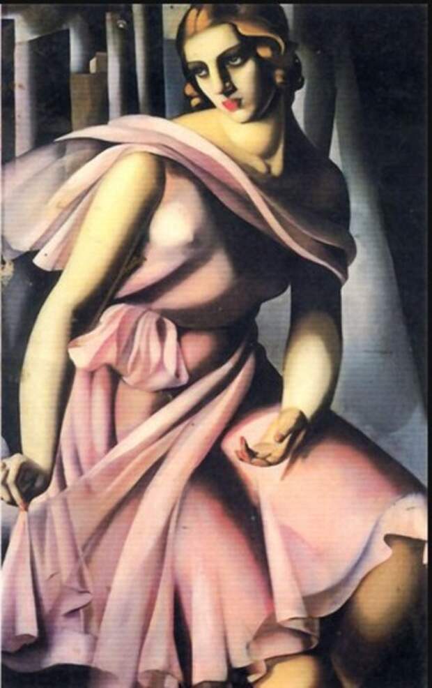 Портрет Романы де Ла Саль, 1928 год. Автор: Тамара де Лемпицка (Tamara de Lempicka). Портрет Романы де Ла Саль, 1928 год. Автор: Тамара де Лемпицка (Tamara de Lempicka).