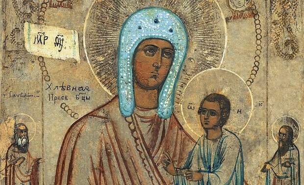 Хлебная икона Божией Матери