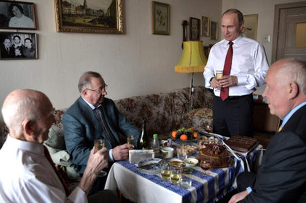 Лазарь Матвеев, Николай Токарев, Владимир Путин, Сергей Чемезов