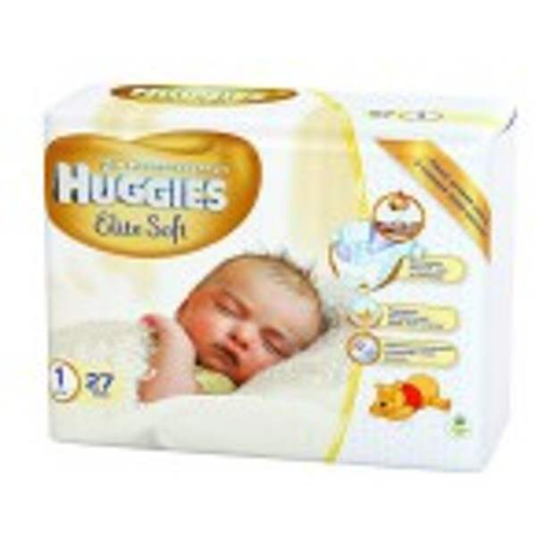 Подгузники Huggies Elite Soft 1 (до 5 кг) 27 шт.