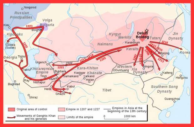 монголо-татары завоевания