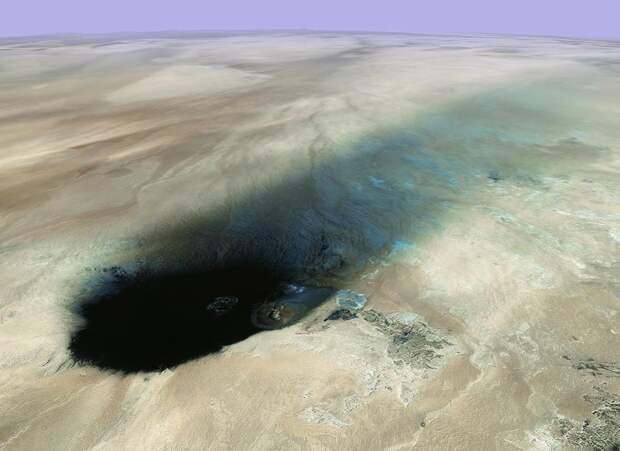 Оазис, засыпанный вулканическим пеплом: самое удивительное место Сахары