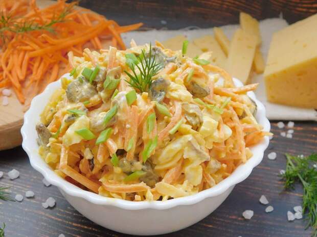 Салаты из моркови - 9 вкусных рецептов