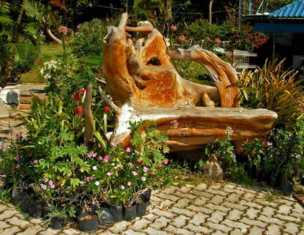 садовая мебель из дерева 1