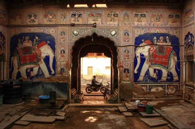 Художественная галерея под открытым небом Шекхавати, Раджастан