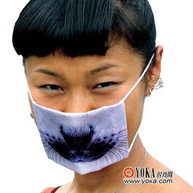 Дизайнерские маски от гриппа – креативная защита