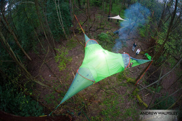 Дом на дереве: многоярусная палатка-гамак Tentsile, палатка-гамак