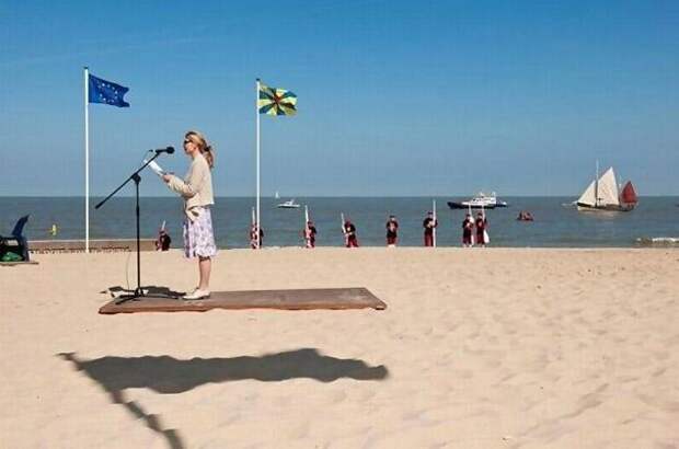 Пляж фотография момента