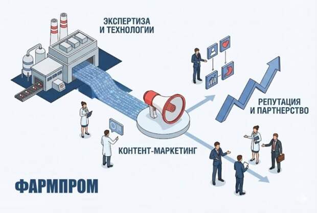Контент-маркетинг в фарме: Как превратить производственные мощности в репутационный капитал