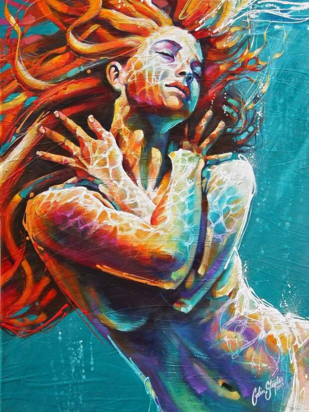 В ритме танго.  Художник Colin Staples (14 картин)