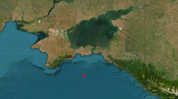 В Черном море произошло землетрясение магнитудой 2,9