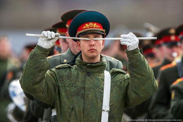 Наземная часть репетиции парада