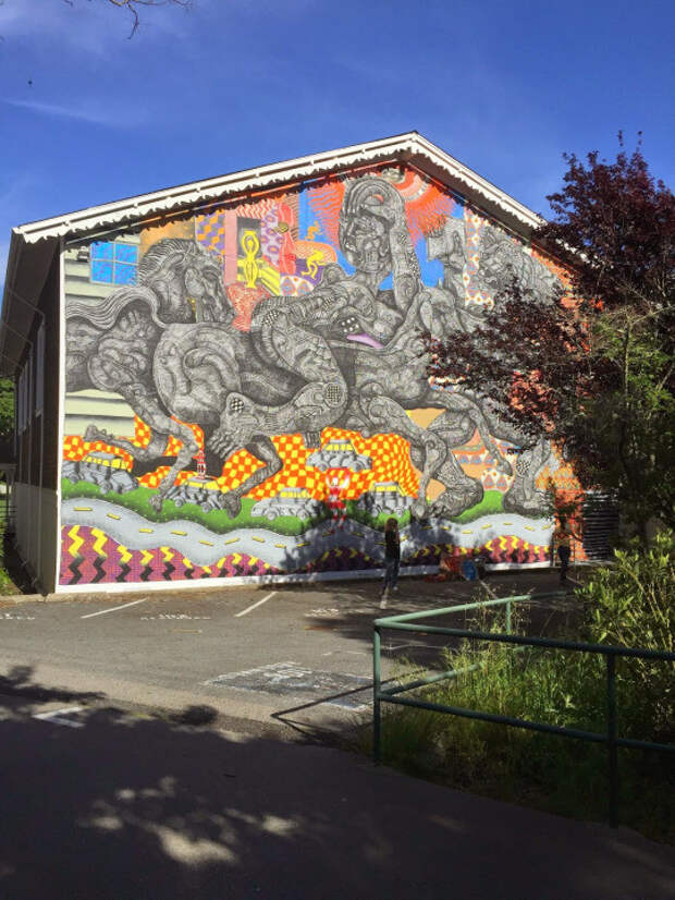 4. Росс, Калифорния, США граффити, стрит-арт, художники