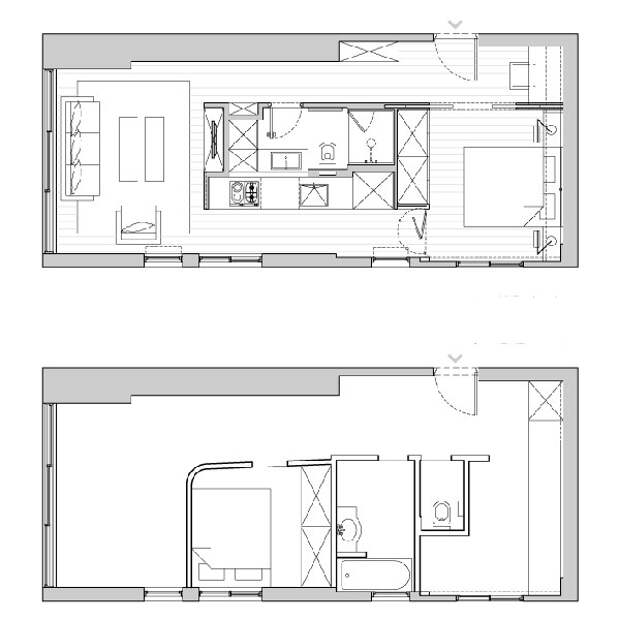 Идеи планировки для маленькой квартиры