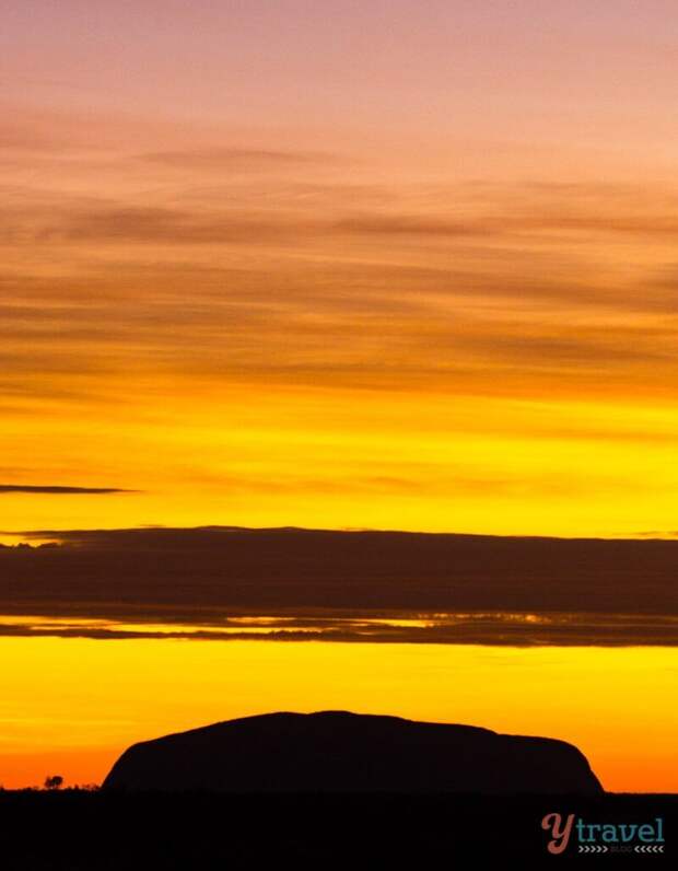 Sunrise at Uluru, Northern Territory, Australia
