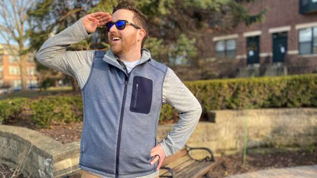 MadeFlex Movement Knit Vest; shop golf apparel at Flag & Anthem