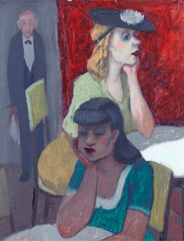 Женщины в кафе (Women at the cafe)_41 х 33_д.,м._Частное собрание.jpg Женщины в кафе (Women at the cafe)_41 х 33_д.,м._Частное собрание.jpg