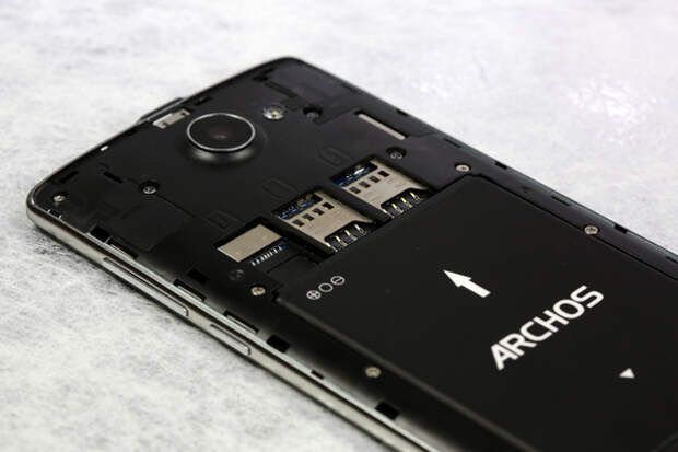Archos 50d Helium без задней панели