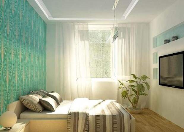 Дизайн спальни небольшого размера фото