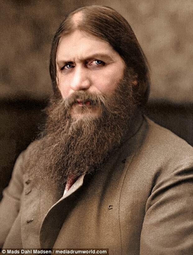 Цветные фотографии Григория Распутина 