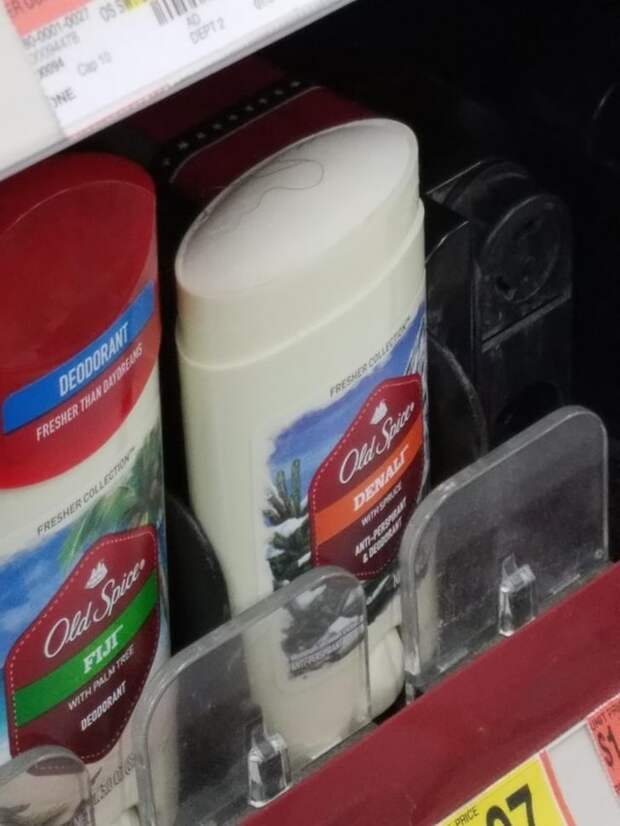 использованный антиперспирант