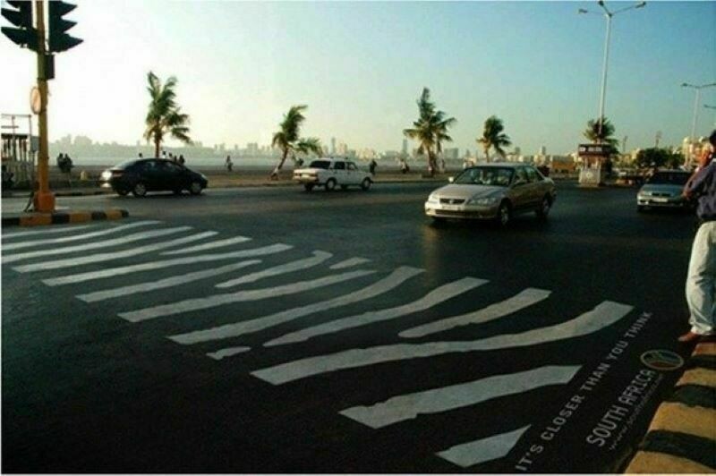 Самые нестандартные пешеходные переходы в мире, которые больше напоминают произведения искусства